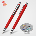 Meistverkaufte personalisierte Logo Multi Color Metal Ballpoint Stift Klickstift